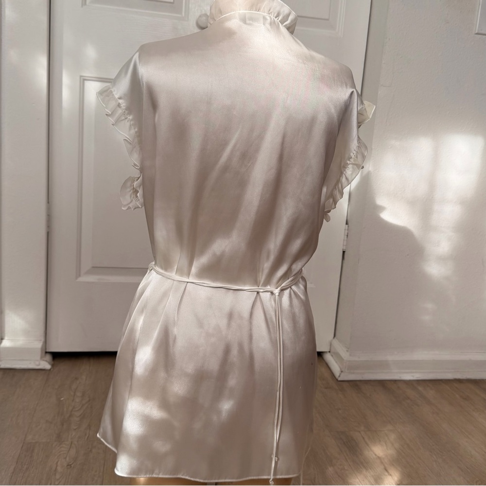 Linea Donatella beaded lace Embroidered Robe - Picture 4 of 6